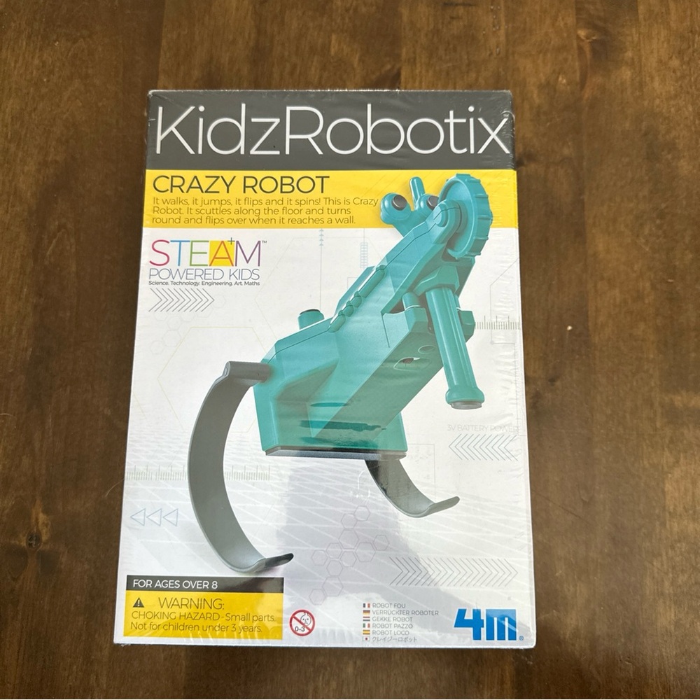 4M Kidz Robotix Crazy Robot Kit - Learning & Education Steam Powered Kids New‎
